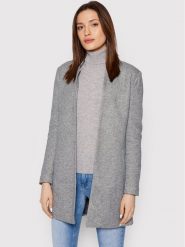 ONLY Płaszcz przejściowy Soho 15149366 Szary Regular Fit. Szare płaszcze ONLY, m, bez wzorów, z syntetyku, bez kaptura. Za 129.99 zł.