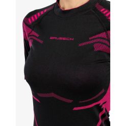 Bluza termoaktywna Damska Brubeck DRY. Czarne bluzy Brubeck, s, bez wzorów, z poliamidu, bez kaptura, do biegania. Za 134.99 zł.