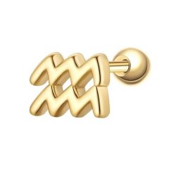 Glanzstücke München Piercing Sterling Silber gelbgold Kolczyki 1 ct Damski. Żółte kolczyki Glanzstücke München, pozłacane. Za 110.49 zł.