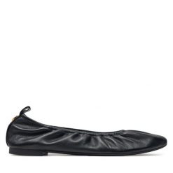 Baleriny Tory Burch. Czarne baleriny Tory Burch, bez wzorów, bez obcasa, bez zapięcia. Za 839.99 zł.