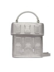 KARL LAGERFELD Torebka B4W30113 Srebrny. Szare torebki klasyczne KARL LAGERFELD, bez wzorów, ze skóry, bez dodatków. Za 1,299.00 zł.