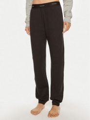 Calvin Klein Underwear Spodnie dresowe 000QS7271E Czarny Regular Fit. Czarne piżamy Calvin Klein Underwear, bez wzorów, z bawełny. Za 149.99 zł.
