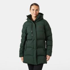 Parka damska z kapturem Helly Hansen Adore. Czarne płaszcze Helly Hansen, na zimę, bez wzorów, eleganckie, z kapturem. W wyprzedaży za 1,334.00 zł.
