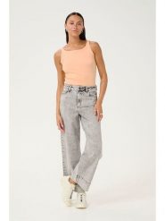 Kaffe Top w kolorze pomarańczowym rozmiar: L. Pomarańczowe topy Kaffe, l, bez wzorów, bez kołnierzyka, bez ramiączek. Za 43.99 zł.