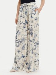Fracomina Spodnie materiałowe FJ25SV3004W451N4 Niebieski Relaxed Fit. Niebieskie spodnie materiałowe Fracomina, bez wzorów, z materiału. Za 429.99 zł.