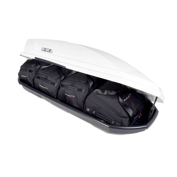 Torby Do Boksu Dachowego Taurus Adventure 340 4Szt Kjust. Czarne torby podróżne KJUST, bez wzorów. Za 801.00 zł.