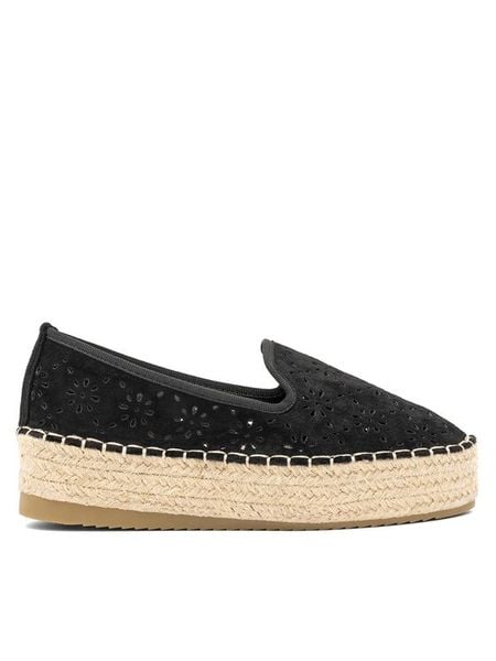 DeeZee Espadryle WSS20459-01 Czarny. Czarne espadryle DeeZee, bez wzorów, z materiału, bez obcasa. Za 61.99 zł.