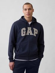 GAP Bluza w kolorze granatowym rozmiar: XXL. Niebieskie bluzy z kapturem GAP, xxl, bez wzorów, bez kaptura. Za 105.14 zł.