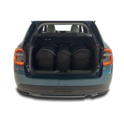 Torby Do Bagażnika Fiat 600E Ev 2023+ 3Szt Kjust. Czarne torby podróżne KJUST, bez wzorów. Za 921.00 zł.