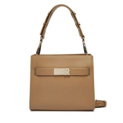 Torebka Tommy Hilfiger. Brązowe torebki klasyczne Tommy Hilfiger, bez wzorów, klasyczne, bez dodatków. Za 339.99 zł.