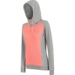 Bluza damska BLD003 - jasny szary melanż. Bluzy z kapturem marki 4f. W wyprzedaży za 129.99 zł.