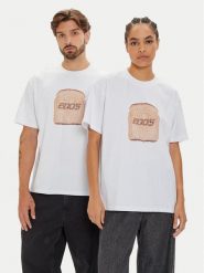 2005 T-Shirt Unisex Kromka Biały Regular Fit. Białe t-shirty 2005, l, bez wzorów, z bawełny, bez kołnierzyka, bez ramiączek. Za 99.99 zł.