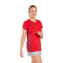 Damska koszulka Erima Essential Team. Czerwone t-shirty sportowe Erima, xs, bez wzorów, z bawełny, bez ramiączek, do piłki nożnej. Za 144.00 zł.