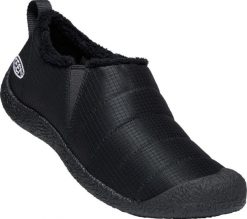Buty turystyczne Howser II dla kobiet. Czarne buty trekkingowe Keen, bez wzorów, z materiału, bez zapięcia, trekkingowe. Za 408.00 zł.