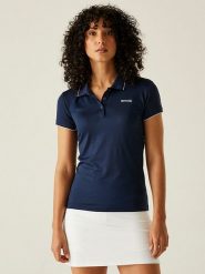 Regatta Funkcyjna koszulka polo "Remex II" w kolorze granatowym rozmiar: 52. Niebieskie t-shirty sportowe Regatta, bez wzorów, z materiału, bez ramiączek, outdoorowe. Za 61.75 zł.