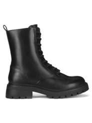 JENNY Botki WYL3881-4 Czarny. Czarne botki Jenny, bez wzorów, bez obcasa, na płaskiej podeszwie, bez zapięcia. Za 169.99 zł.