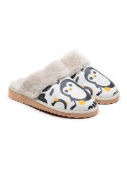 Goby Kapcie w kolorze białym ze wzorem rozmiar: 37. Białe kapcie Goby, bez wzorów, z materiału. Za 130.99 zł.