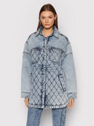 IRO Kurtka jeansowa Elemy AP201 Niebieski Relaxed Fit. Niebieskie kurtki Iro, bez wzorów, z bawełny, bez kaptura. Za 1,559.00 zł.