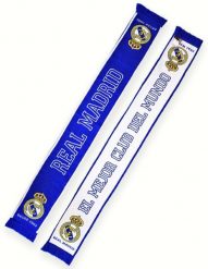 Szalik kibicowski dwustronny Real Madryt. Szaliki i kominy Real Madrid, bez wzorów, z materiału. Za 119.00 zł.