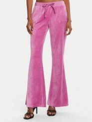 Juicy Couture Spodnie dresowe Caisa JCSEBJ008G Różowy Slim Fit. Czerwone spodnie dresowe Juicy Couture, bez wzorów, z bawełny. Za 359.99 zł.