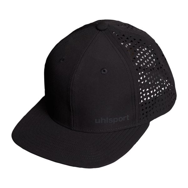 Czapka Trucker Uhlsport ID. Czarne czapki z daszkiem Uhlsport, bez wzorów, eleganckie. Za 166.50 zł.