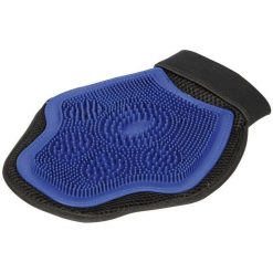 Gumowe rękawice do jazdy konnej Harry's Horse Duo. Niebieskie rękawiczki HARRYS HORSE, bez wzorów, z gumy, sportowe. Za 37.50 zł.