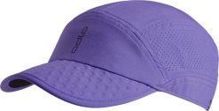 Czapka z daszkiem do biegania ODLO Performance Pro. Fioletowe czapki z daszkiem ODLO, na lato, bez wzorów, z elastanu, sportowe. Za 189.99 zł.