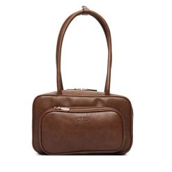 Torebka Guess. Brązowe torebki klasyczne Guess, z aplikacjami, klasyczne, bez dodatków. Za 494.99 zł.
