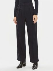 Tommy Hilfiger Spodnie materiałowe Core WW0WW39725 Granatowy Relaxed Fit. Niebieskie spodnie materiałowe Tommy Hilfiger, bez wzorów, z materiału. Za 379.99 zł.