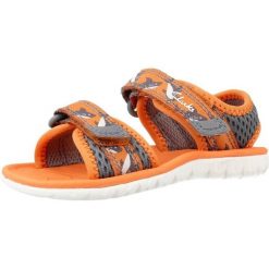 Sandały CLARKS SURFING TIDE T Pomarańczowy. Brązowe sandały Clarks, bez wzorów, z tkaniny, bez obcasa, bez zapięcia. Za 96.99 zł.