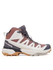 Salomon Trekkingi X Ultra 360 Edge Mid Gore-Tex L47816400 Różowy. Czerwone buty trekkingowe Salomon, z gore-texu, bez zapięcia. Za 689.99 zł.
