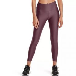 Legginsy damskie Under Armour HG Armour HiRise 7/8 NS. Brązowe legginsy Under Armour, bez wzorów. Za 119.99 zł.