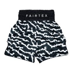 Spodenki bokserskie Fairtex Boxing Trunks BT2004 "Crack". Czarne szorty FAIRTEX, bez wzorów, sportowe. Za 279.99 zł.