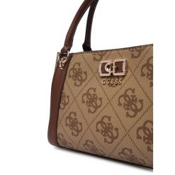 Torebka Guess. Brązowe torebki klasyczne Guess, z aplikacjami, bez dodatków. Za 639.99 zł.