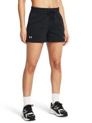 Under Armour Szorty dresowe "Rival" w kolorze czarnym rozmiar: M. Czarne szorty sportowe Under Armour, bez wzorów, z dresówki. Za 114.44 zł.