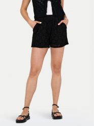 JDY Szorty materiałowe Eva 15351501 Czarny Loose Fit. Czarne szorty JDY, bez wzorów, z materiału. Za 89.99 zł.