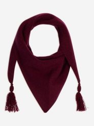 Just Cashmere Kaszmirowy szal "Lima" w kolorze bordowym rozmiar: onesize. Czerwone szaliki i kominy Just Cashmere, bez wzorów, z kaszmiru. Za 239.99 zł.