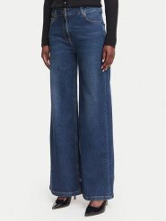 Luisa Spagnoli Jeansy Olla 543550 Niebieski Wide Leg. Niebieskie jeansy Luisa Spagnoli, bez wzorów, z bawełny. Za 1,119.00 zł.