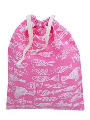 Overbeck and Friends Worek w kolorze jasnoróżowym do przechowywania - 27 x 37 cm rozmiar: onesize. Czerwone shopper bag Overbeck and Friends, bez wzorów, z bawełny, bez dodatków. Za 23.95 zł.