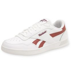 Buty treningowe damskie Reebok Court Advance. Białe buty treningowe Reebok, bez wzorów, ze skóry, bez zapięcia, tenisowe. Za 172.49 zł.