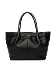 BOSS Torebka Helya Tote 50557977 Czarny. Czarne shopper bag Boss, bez wzorów, ze skóry, bez dodatków. Za 2,599.00 zł.