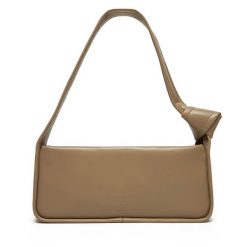 Torebka Calvin Klein Jeans. Brązowe torebki klasyczne Calvin Klein Jeans, bez wzorów, z jeansu, klasyczne, bez dodatków. Za 199.99 zł.