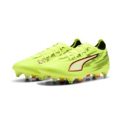 Buty piłkarskie unisex ULTRA 6 MATCH MxSG PUMA. Czarne buty do biegania Puma, bez wzorów, bez zapięcia, do biegania. Za 399.00 zł.