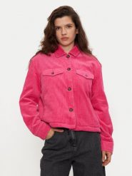 United Colors Of Benetton Kurtka przejściowa 2HKTDN06O Różowy Regular Fit. Czerwone kurtki United Colors Of Benetton, m, bez wzorów, z bawełny, bez kaptura. Za 269.99 zł.