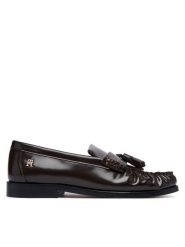Tommy Hilfiger Mokasyny Tassel Abrasivato FW0FW09460 Brązowy ciemny. Brązowe mokasyny Tommy Hilfiger, bez wzorów, ze skóry. Za 649.99 zł.