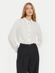 Tommy Hilfiger Koszula WW0WW43066 Écru Regular Fit. Koszule Tommy Hilfiger, bez wzorów, z wiskozy, biznesowe, bez kołnierzyka, bez ramiączek. Za 449.99 zł.