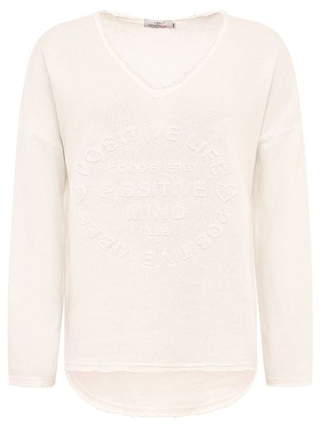 Zwillingsherz Bluza "Positive Mind" w kolorze jasnoróżowym rozmiar: L/XL. Różowe bluzy Zwillingsherz, l, bez wzorów, bez kaptura. Za 149.31 zł.