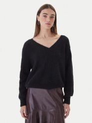 Dixie Sweter M277Y065A 1900 Czarny Regular Fit. Czarne swetry Dixie, l, bez wzorów, z wełny, bez ramiączek. Za 549.99 zł.