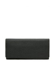 Longchamp Duży Portfel Damski 3044021 Czarny. Czarne portfele Longchamp, bez wzorów, ze skóry. Za 2,269.00 zł.