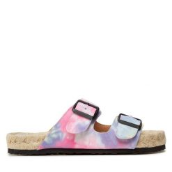 Espadryle Manebi. Fioletowe espadryle Manebi, bez wzorów, bez obcasa. Za 329.99 zł.